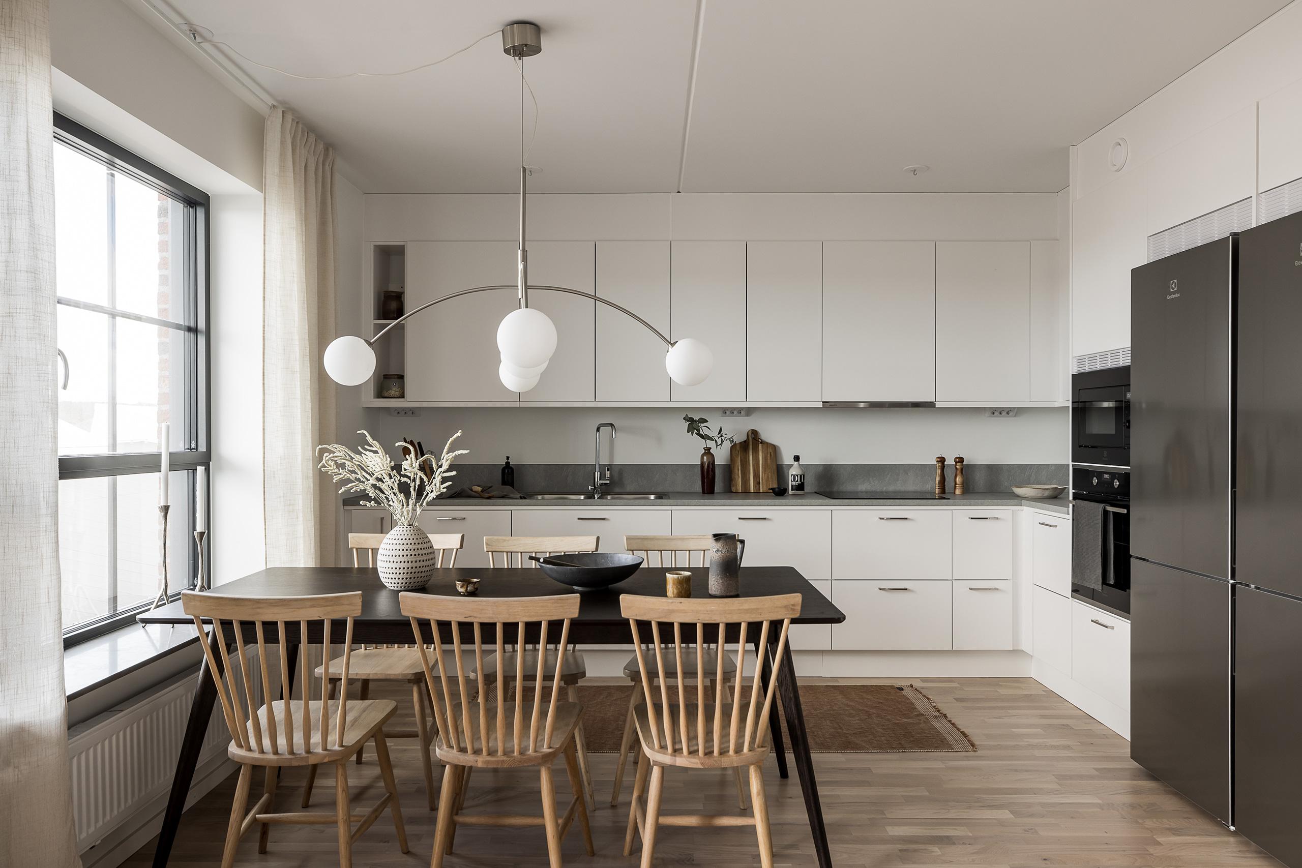 Foto från liknande JM-lägenhet i Gamlestadens fabriker.