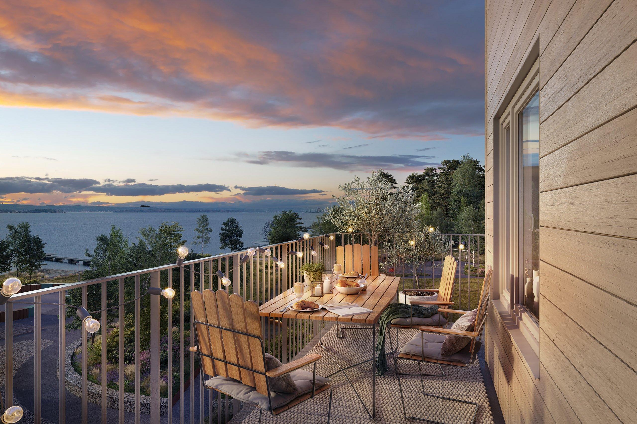 JMs flerbostadshus i Lindö Strand, Norrköping.