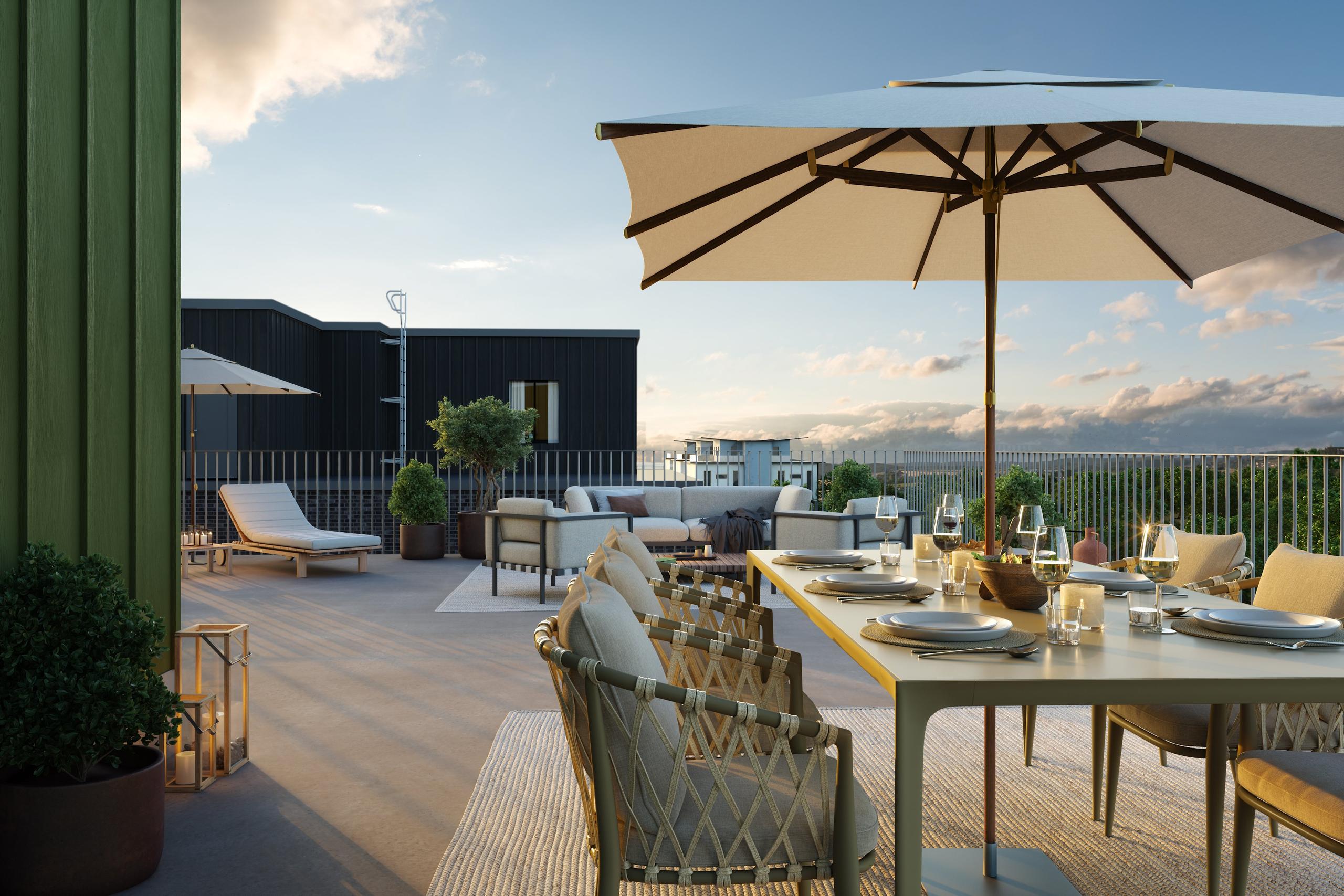 Illustrationsbild Penthouse Landgången.