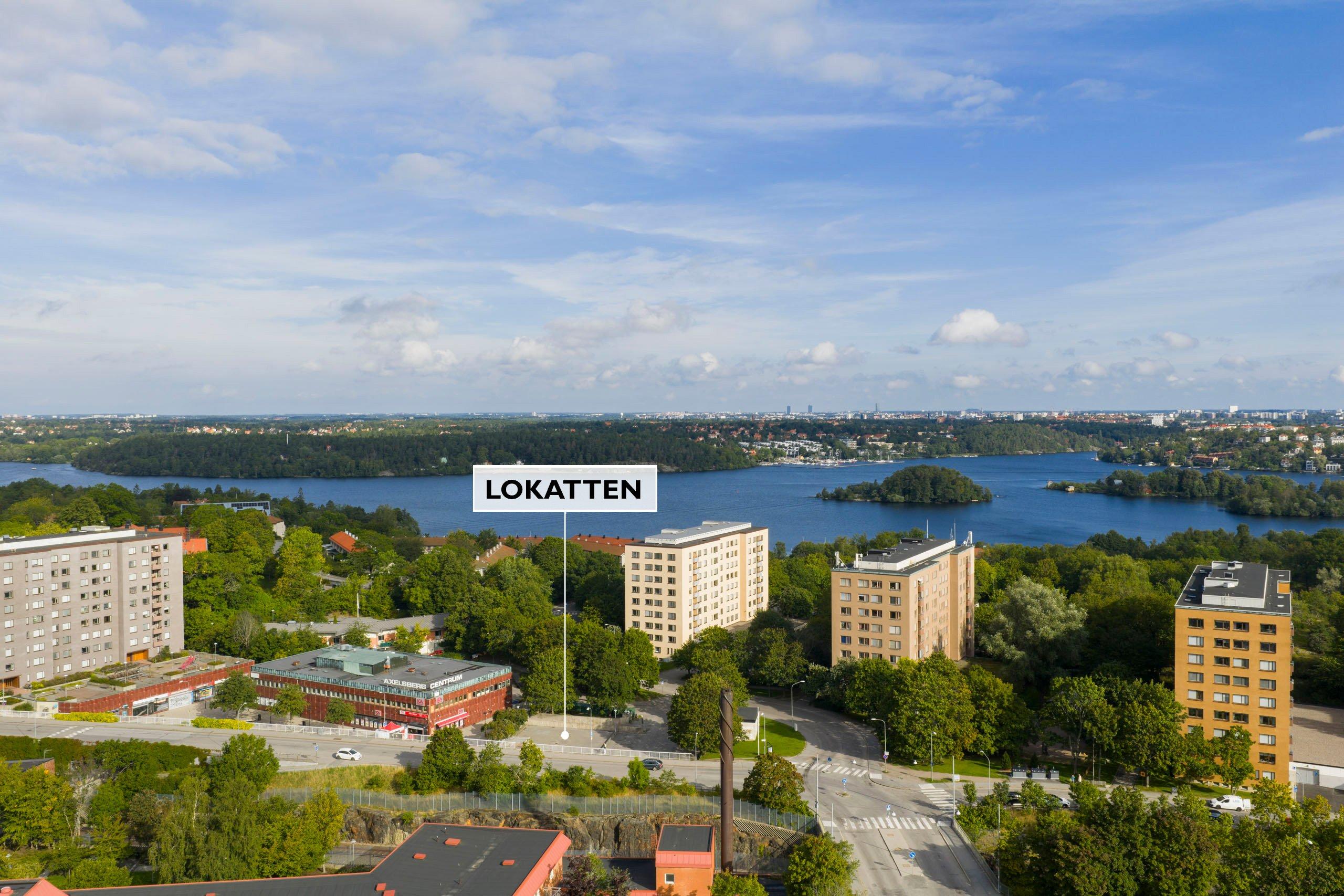 I Axelsberg bygger vi nya bostadsrätter med milsvid utsikt över Stockholm.