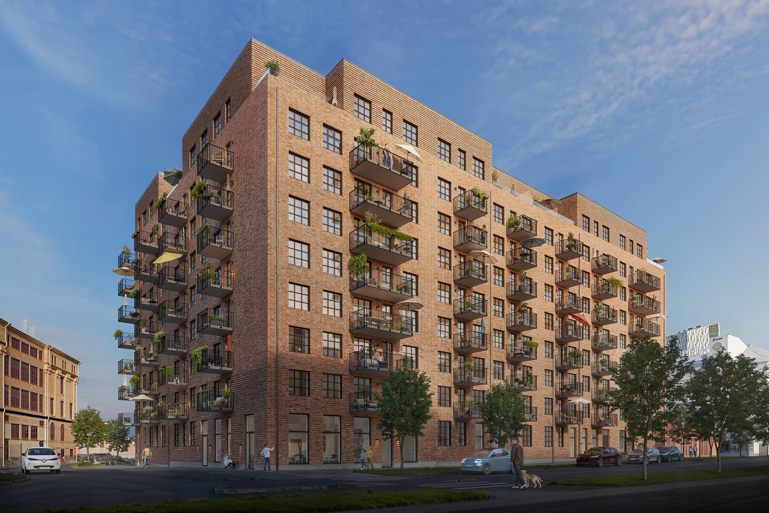 Välkommen till Väveriet – där historisk industrikänsla möter modernt stadsliv i hjärtat av Gamlestadens Fabriker. Illustrationsbild.