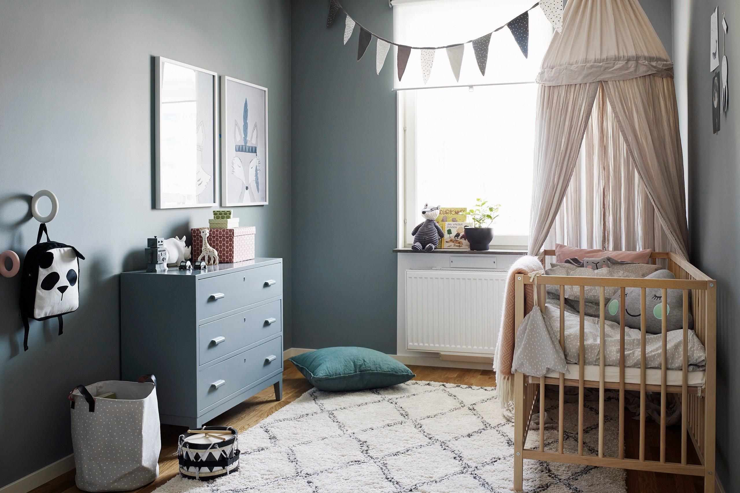 Barnrum blå