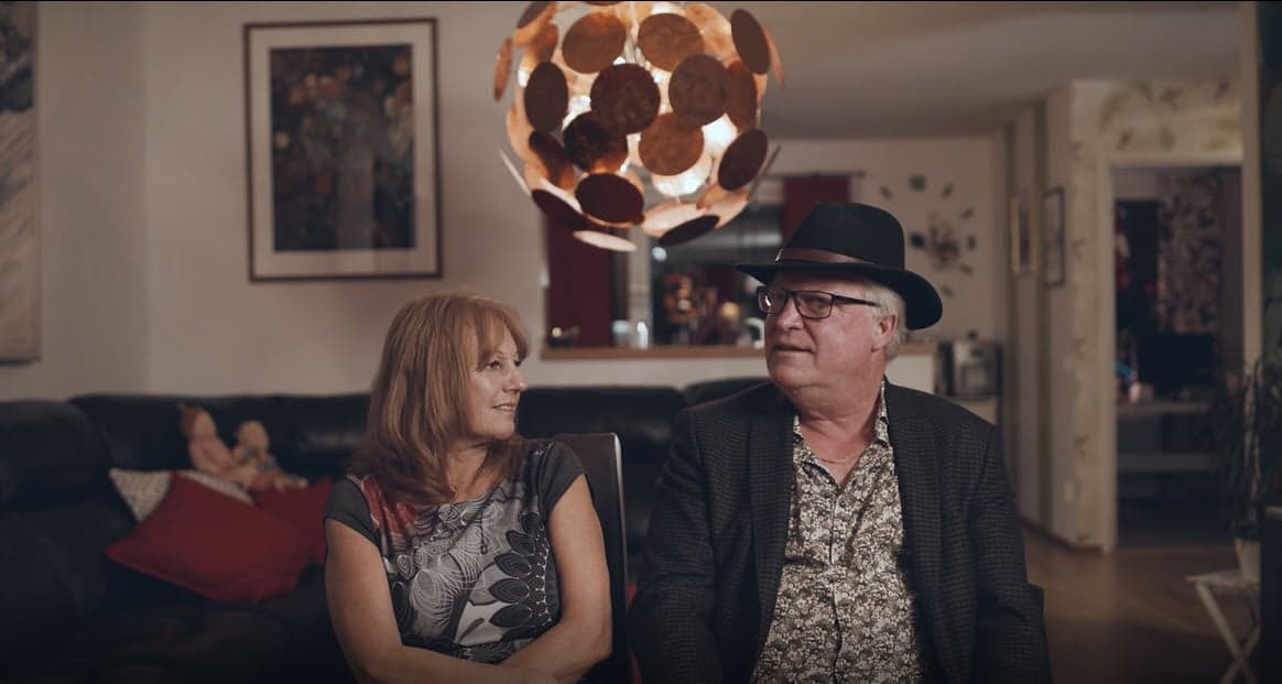 Carina och Christer i sin JM bostad