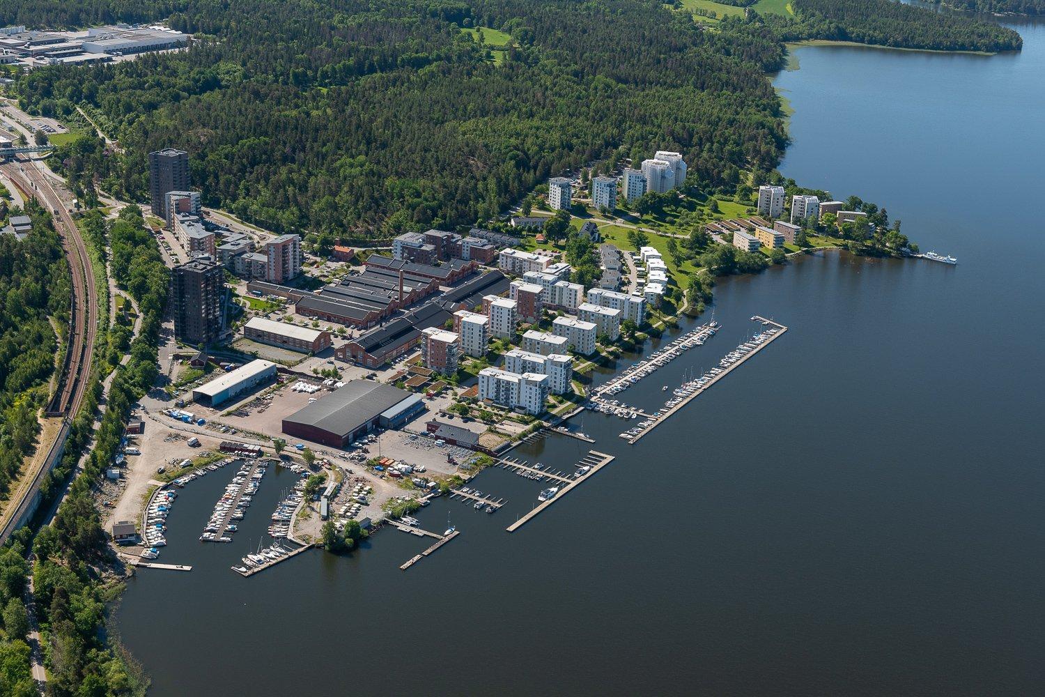 Flygbild Bolinder strand