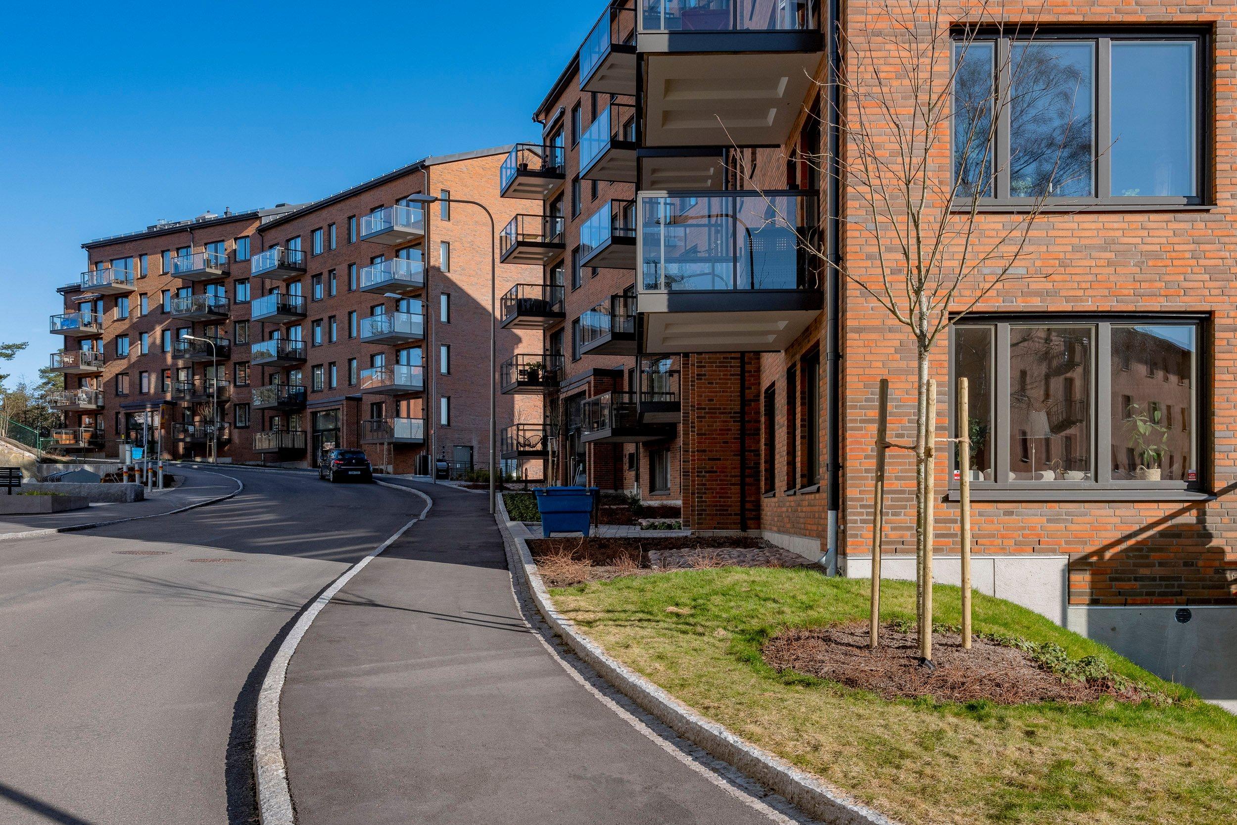 Gatuvy kvarteret Guldmyntet