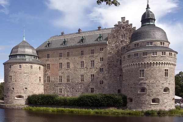 Örebro Slott i närbild.