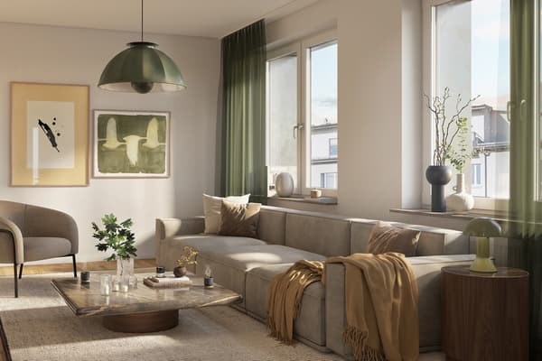 Visionsbild vardagsrum i Zenit.