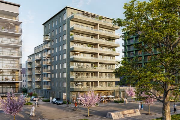 Snart lanserar vi fler bostäder i Stångå Terrass (visionsbild).
