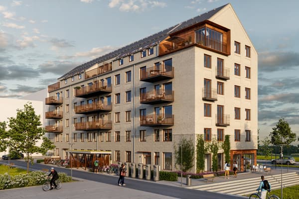 Illustrationsbild fasad.