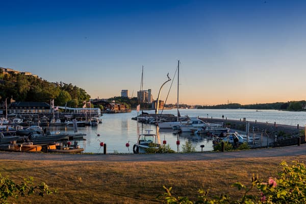 Båtar i Nacka Strand. 