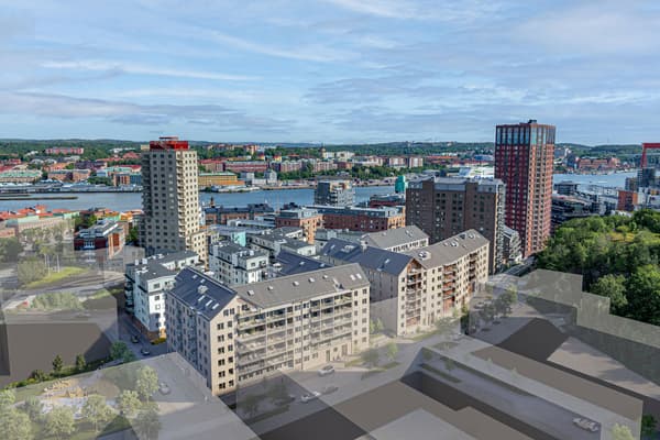 Eriksberg – en harmonisk blandning av gammalt och nytt. Illustrationsbild.