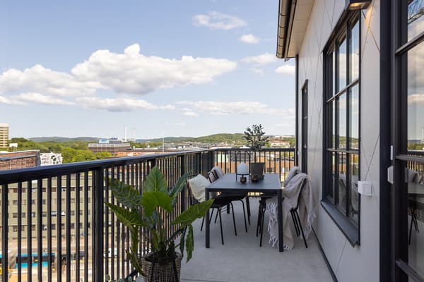 Foto från en av visningslägenheterna i Gamlestaden.