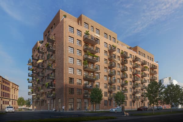 Välkommen till Väveriet – där historisk industrikänsla möter modernt stadsliv i hjärtat av Gamlestadens Fabriker. Illustrationsbild.