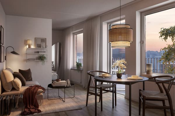 llustrationsbild Kongahälla Ägarlägenheter.