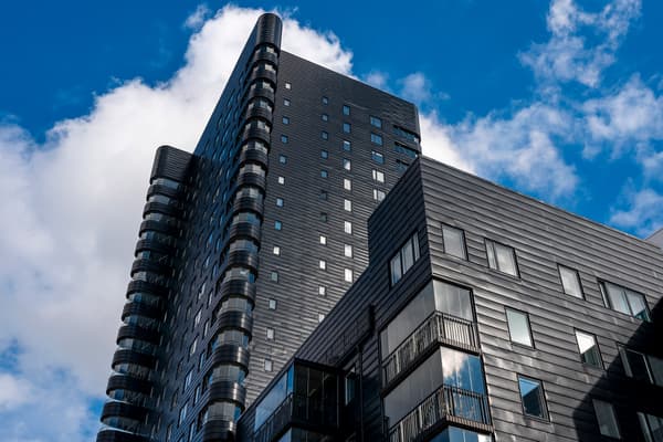 Fasad kvarteret Kajen 4