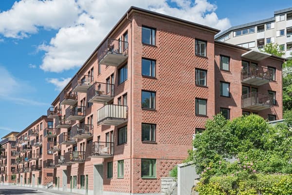 Gatuvy kvarteret Trekantens terrass