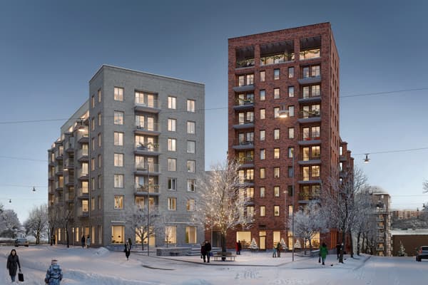 På östra Södermalm bygger Seniorgården kvarteret Kvastmakaren med bostadsrätter för dig över 55 år. Här erbjuder vi ljusa, välplanerade bostäder med balkong, uteplats eller terrass (visionsbild).