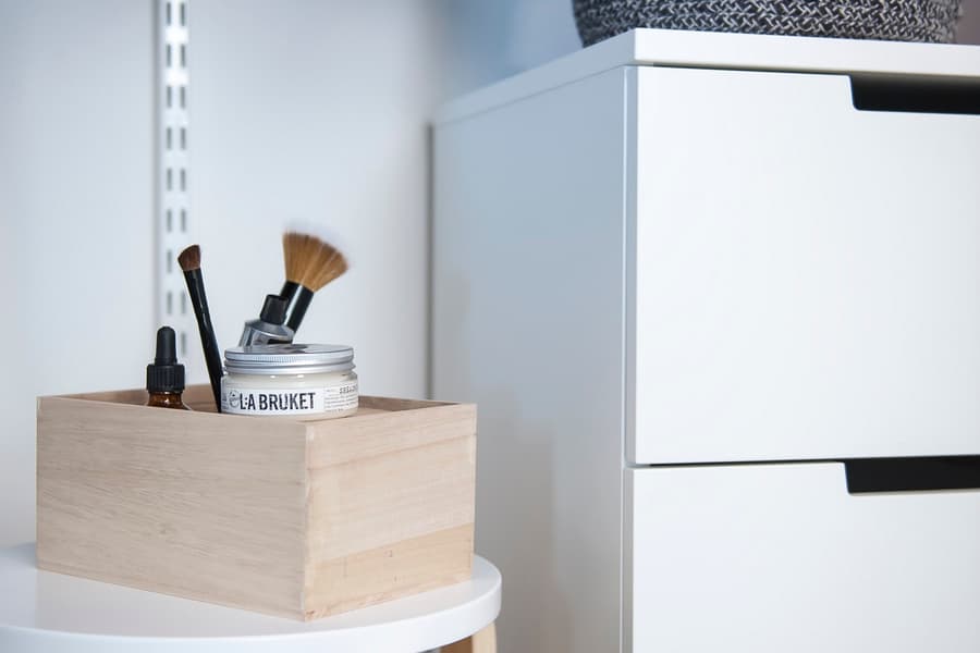 Småförvaring i garderob