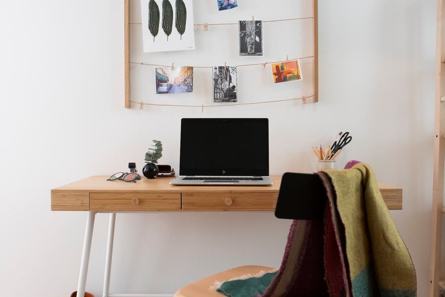 Hemmakontor i ett JM hem