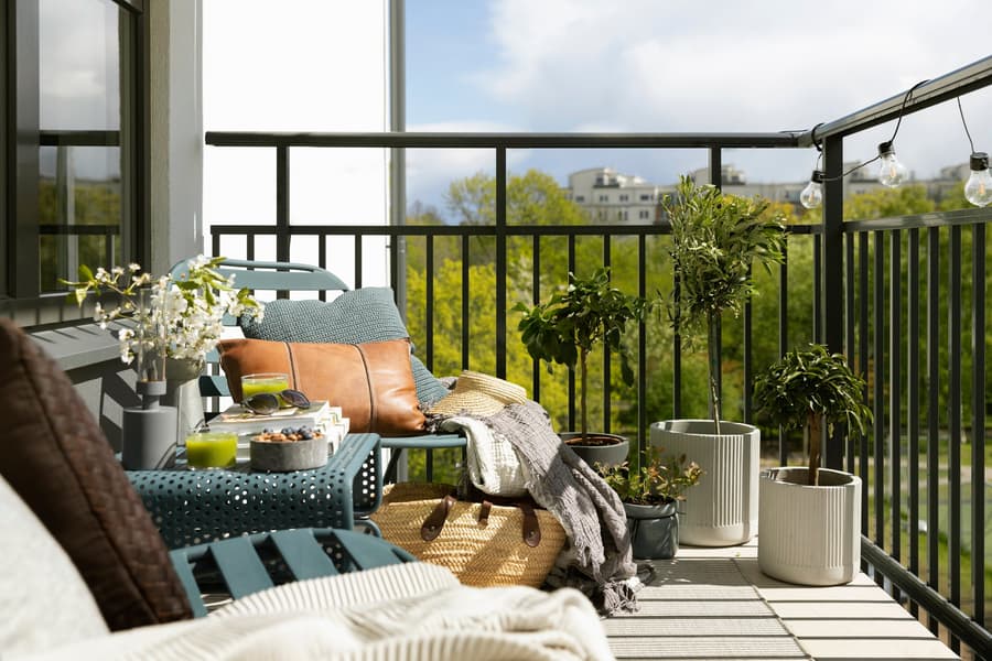 Smart utformade balkonger och uteplatser från JM Original