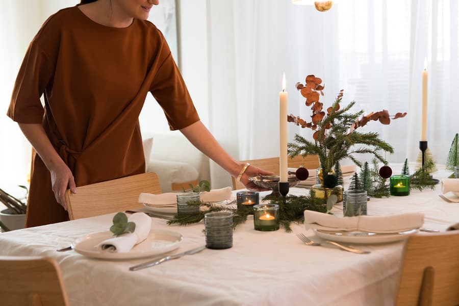 Julbord i en JM lägenhet