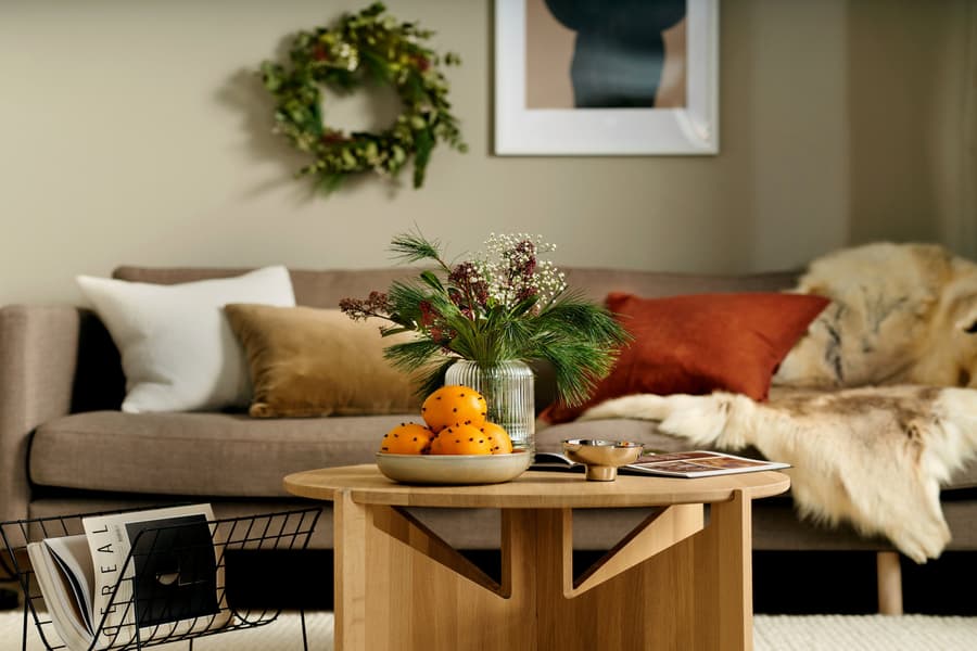 Ett juligt JM vardagsrum