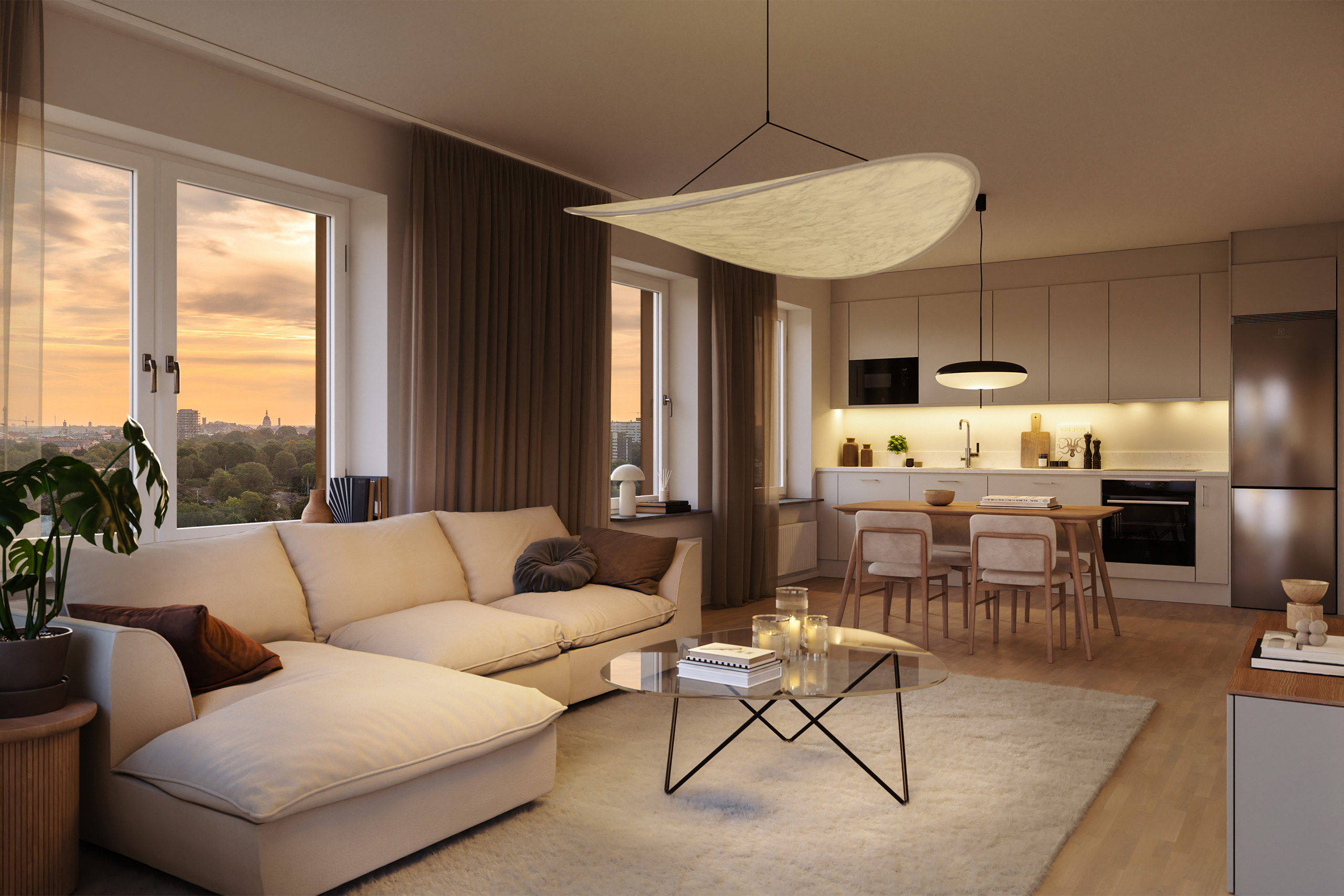 Lägenhet, 4 rum, 95 m² i Marieviks Udde