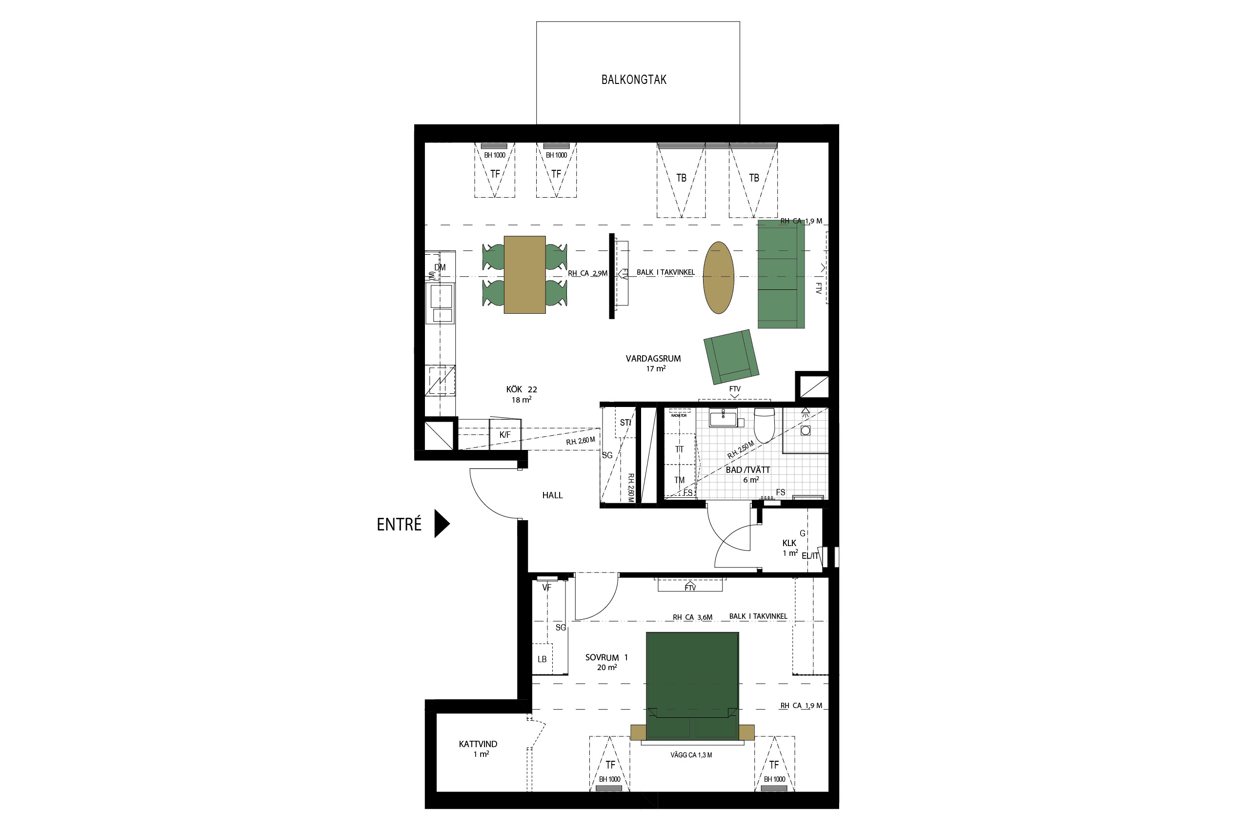71802, Lägenhet 2 rok, Kungsgatan 66 fyra, Uppsala län