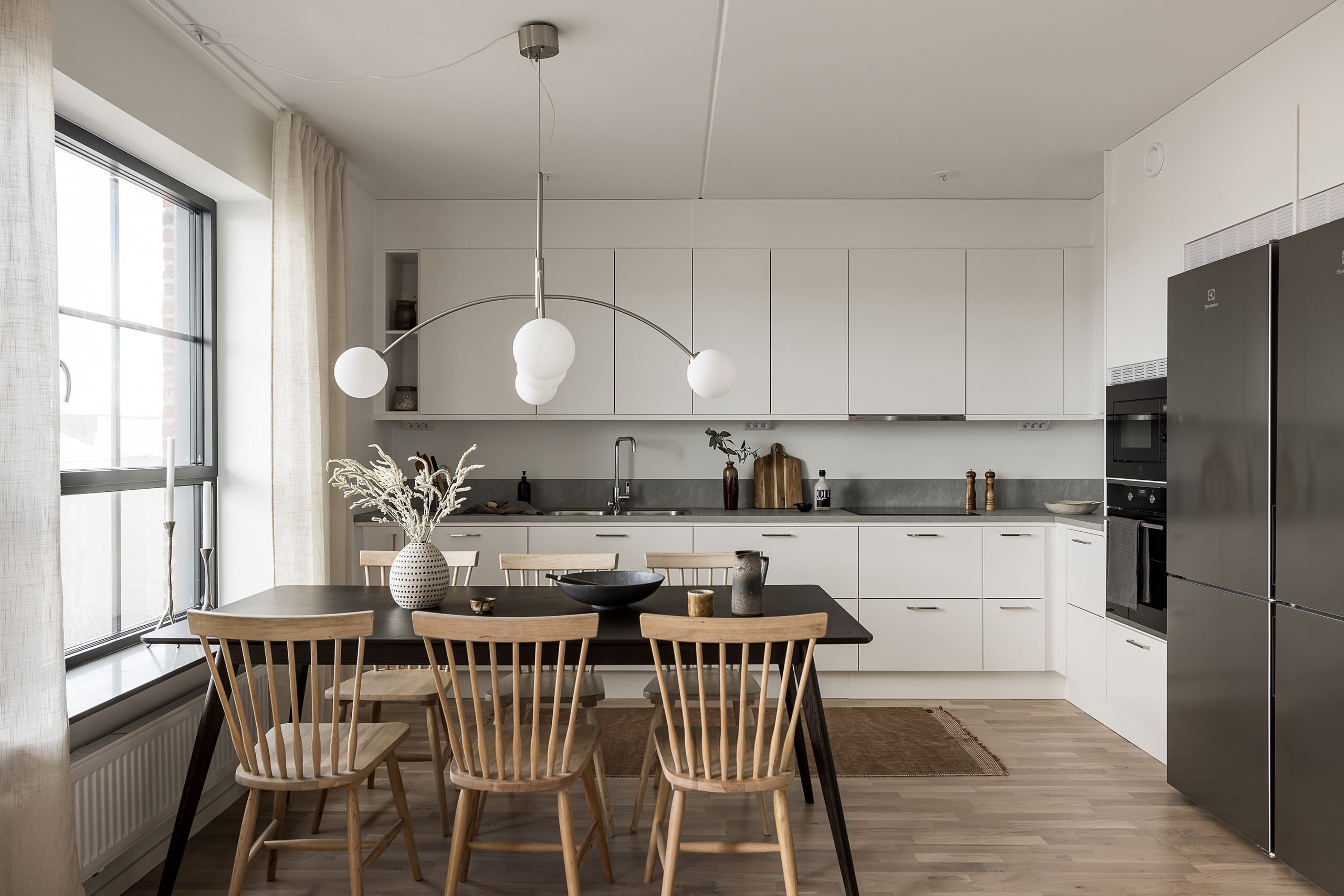 Foto från liknande JM-lägenhet i Gamlestadens fabriker.