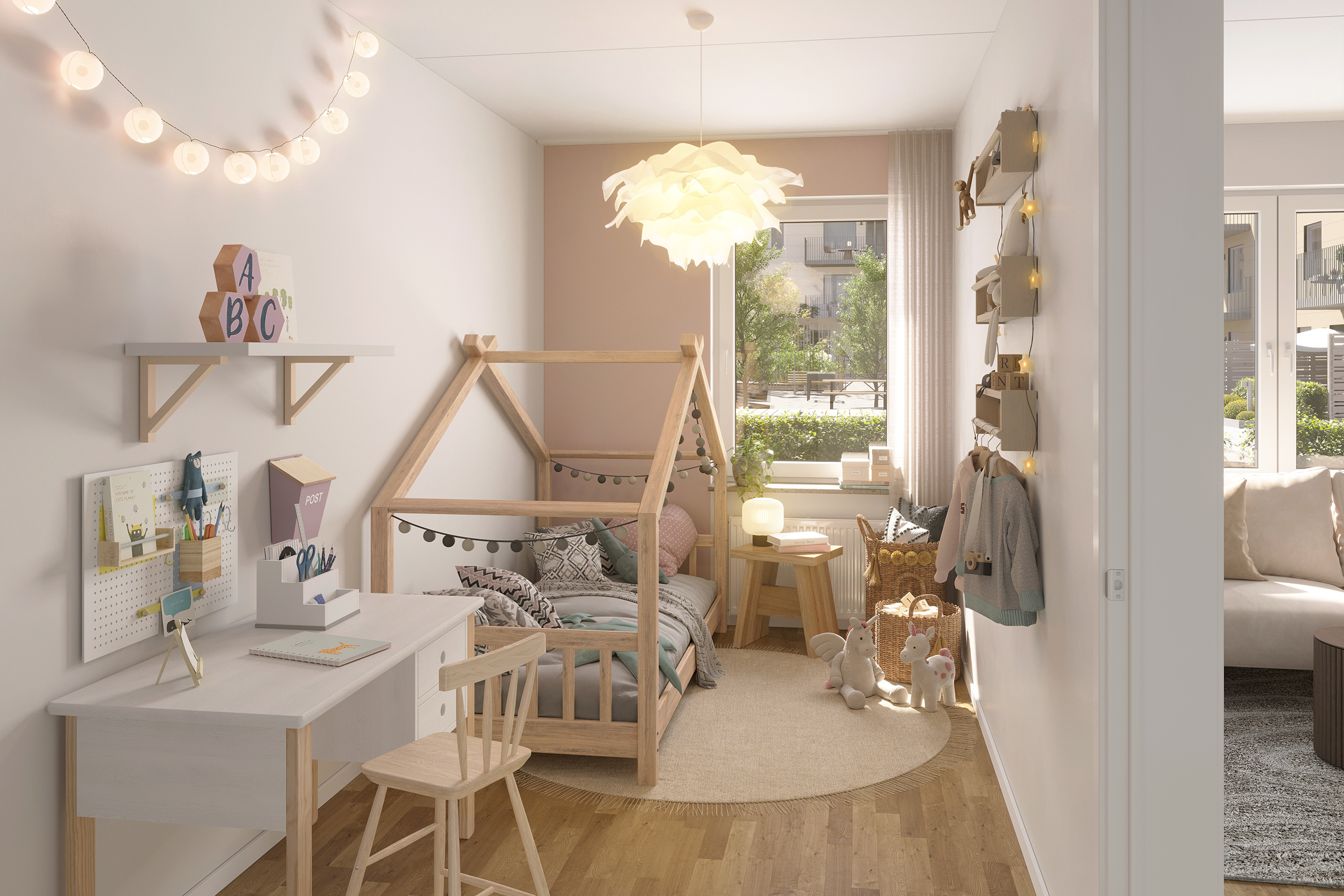 I Kattfoten finns det plats för hela familjen (visionsbild).