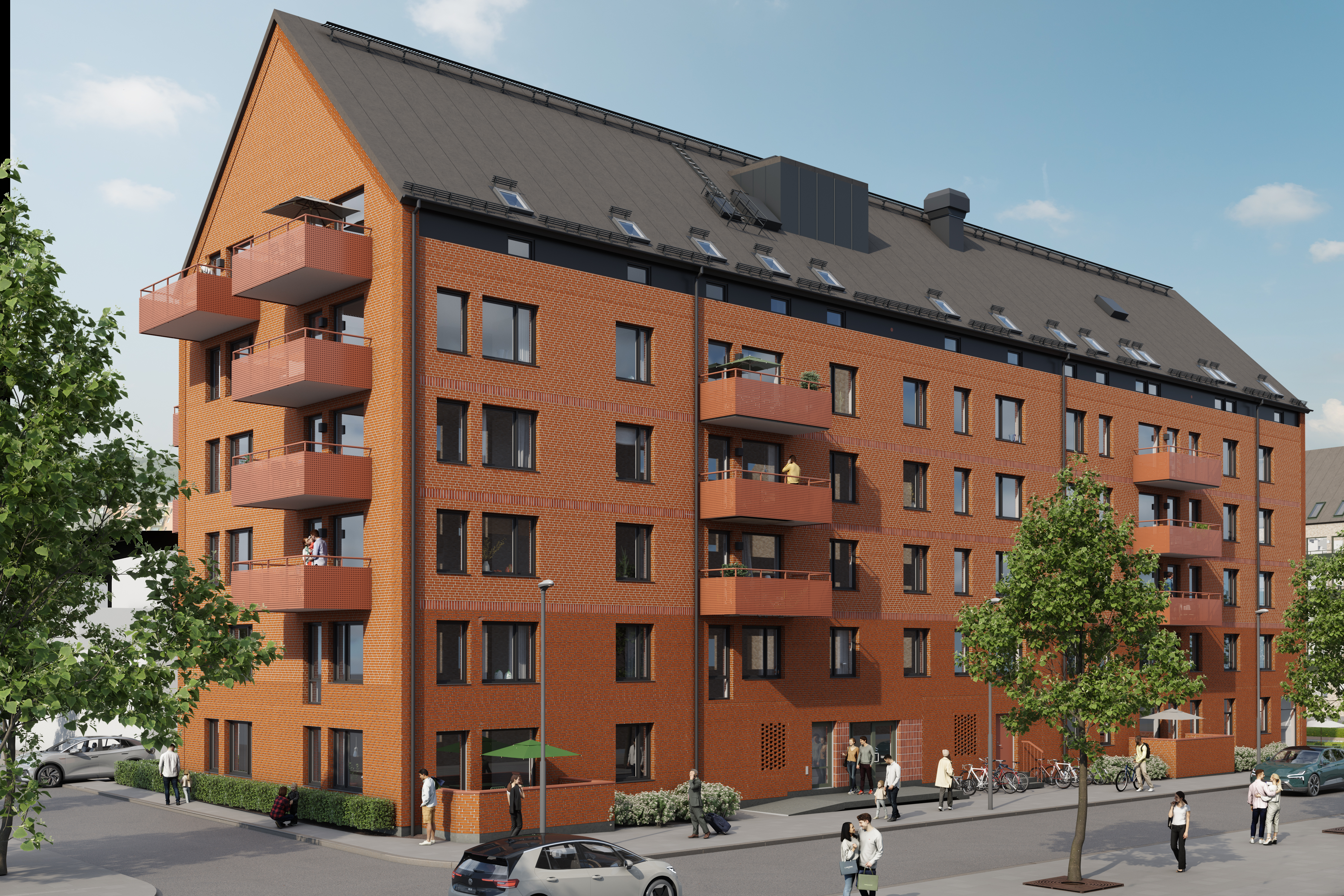 Illustrationsbild, perspektiv från gatan.